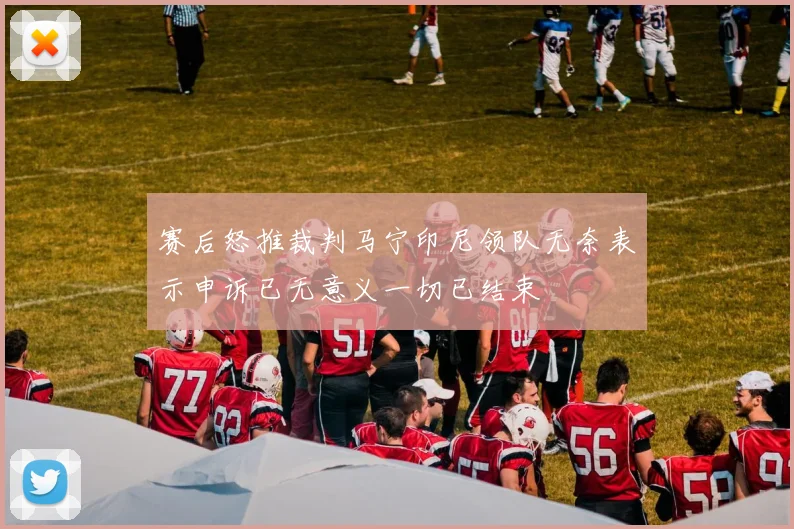 赛后怒推裁判马宁印尼领队无奈表示申诉已无意义一切已结束
